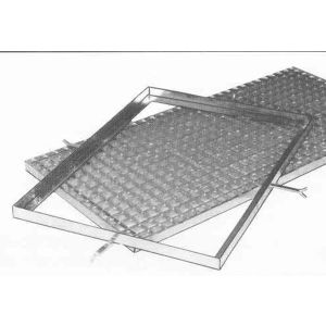 OMRANDING  VERZINKT  25X25X2,5 810 X 610 MM