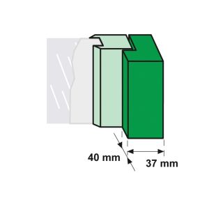 BARRIERESTANG V2 95CM RVS OP DE DAG SKG**