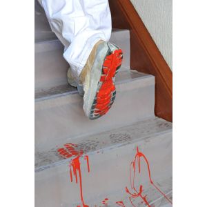 ZELFKLEVENDE BESCHERMFOLIE(STUCLOPER WIT 70CMX60MTR VOOR HARDE ONDERGROND