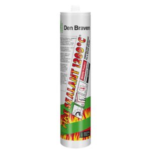 SILICONENKIT ZWALUW FIRE 1200* 310 ML ZWART