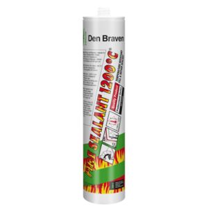 SILICONENKIT ZWALUW FIRE 1200* 310 ML ZWART