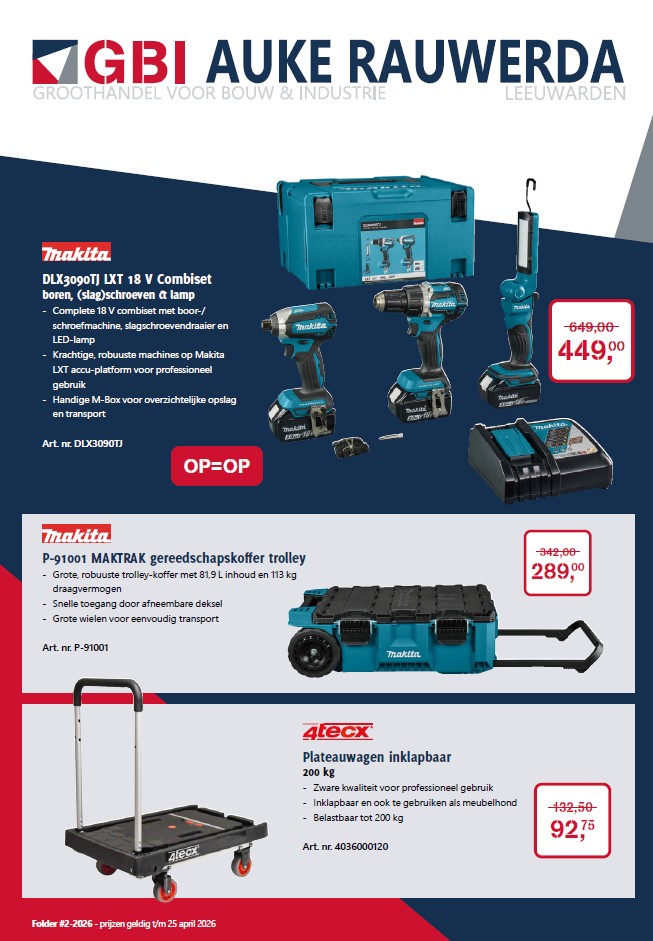 Aktie Folder t/m april 2026